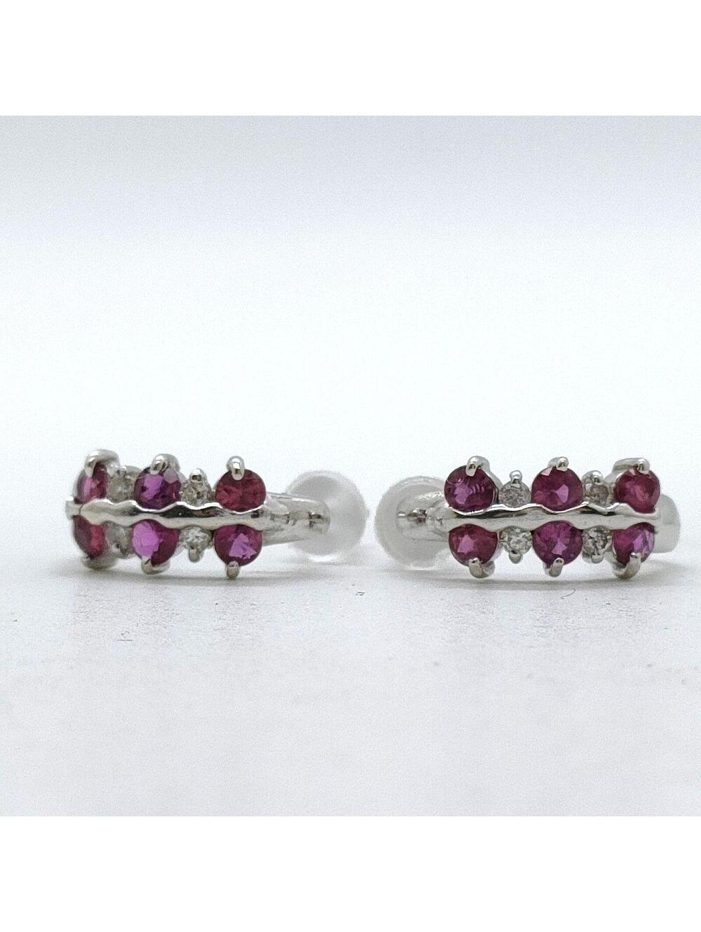 Jewelry Pierced Earring 0.5ct White Gold 4499723